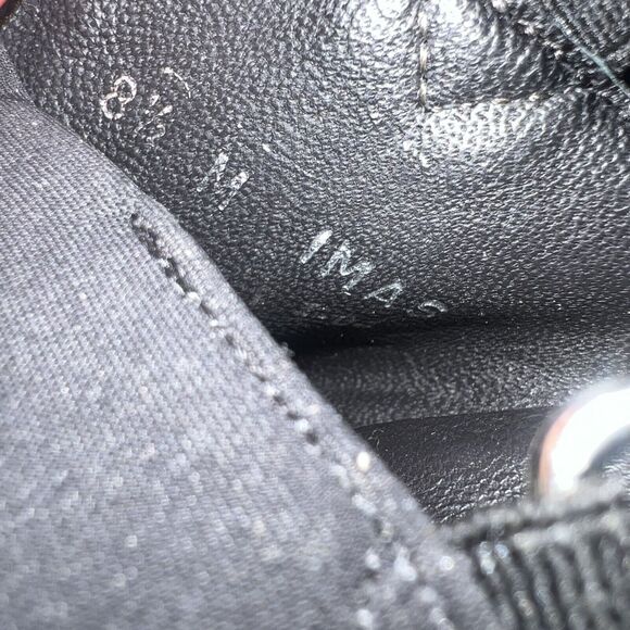 Donald J Pliner Black Stretch Fabric Slingback Italian Sandal Heels Women 8.5 - Picture 10 of 16